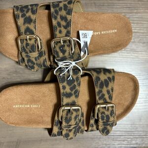 American Eagle Outfitters Leopard Print Sandals